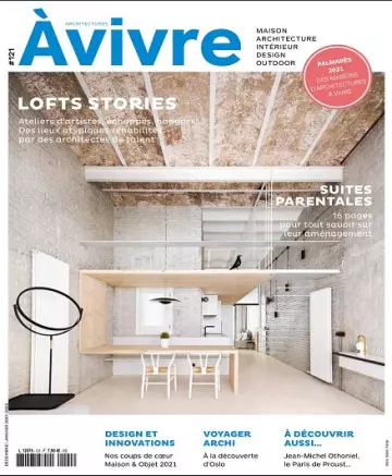 Architectures à Vivre N°121 – Décembre 2021-Janvier 2022  [Magazines]