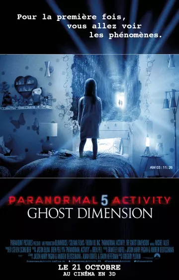 Paranormal Activity 5 Ghost Dimension  [BDRIP] - FRENCH