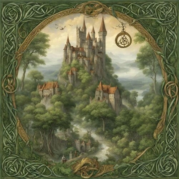 Irish Celtic Spirit of Relaxation Academy - Enchanted Realms: A Journey Through Medieval Celtic Echoes  [Albums]